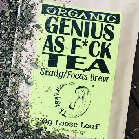 Genius As F*ck Tea - Study/Focus Brew